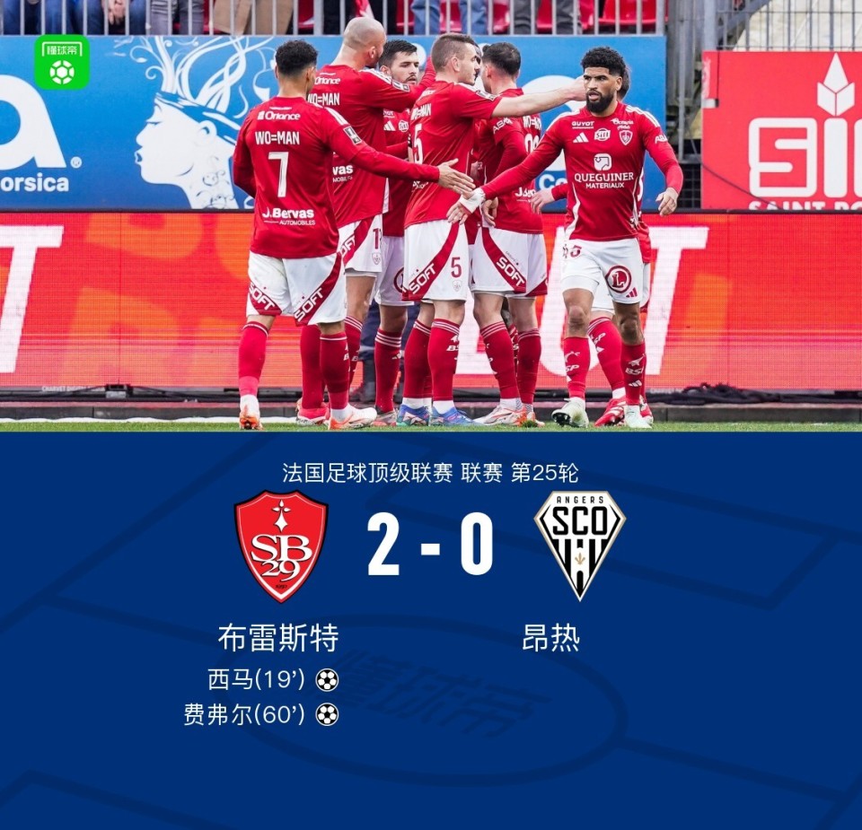 昂热豪取大胜，主场击败蒙彼利埃的简单介绍