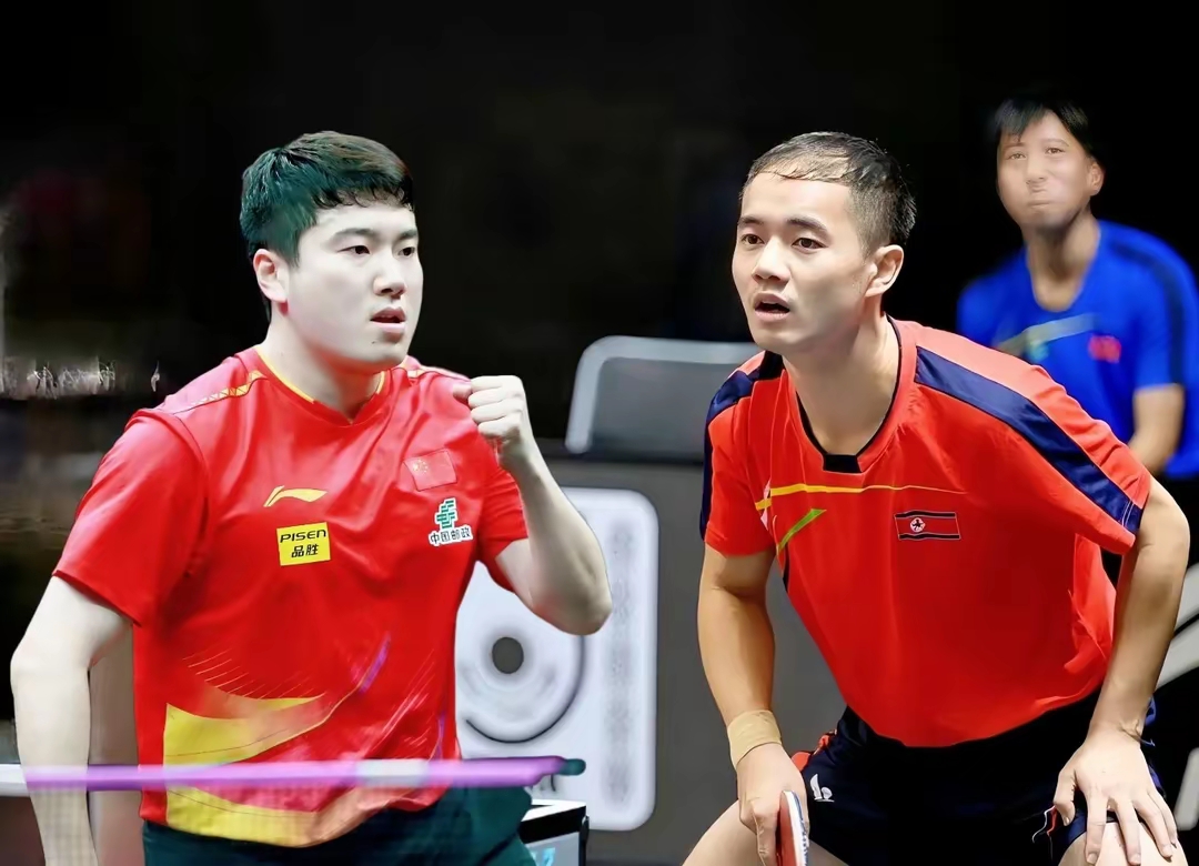 中国乒乓球队完胜法国乒乓球队，张本智和高光表现的简单介绍