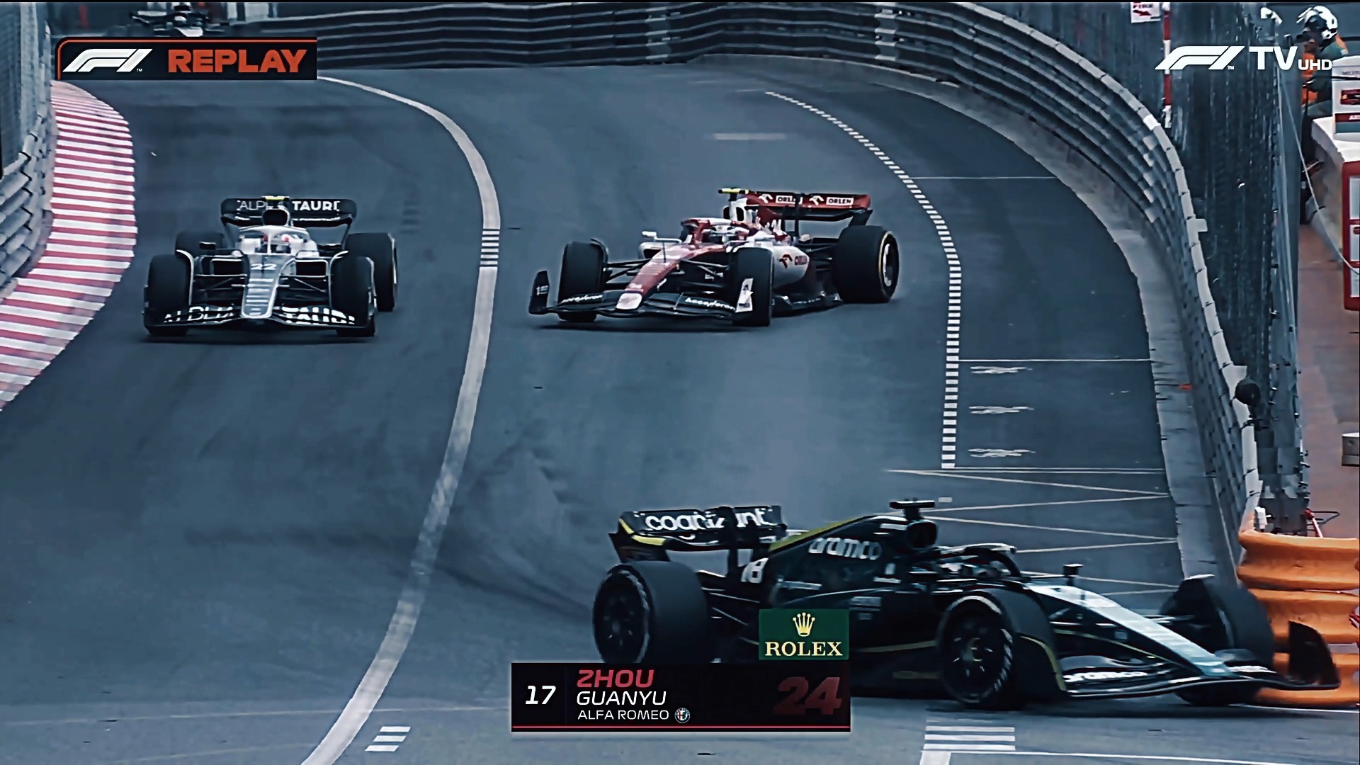 哈斯车队翻盘阿斯顿马丁，周冠宇高光表现的简单介绍